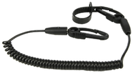 Scotty Paddle Leash Flex Coil - Black
