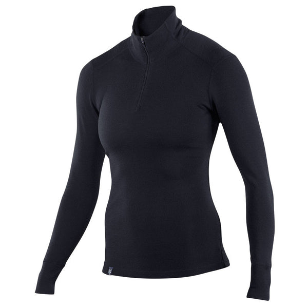 Ibex Woolies 220 Zip T-Neck Long Sleeve Shirt (Womens)