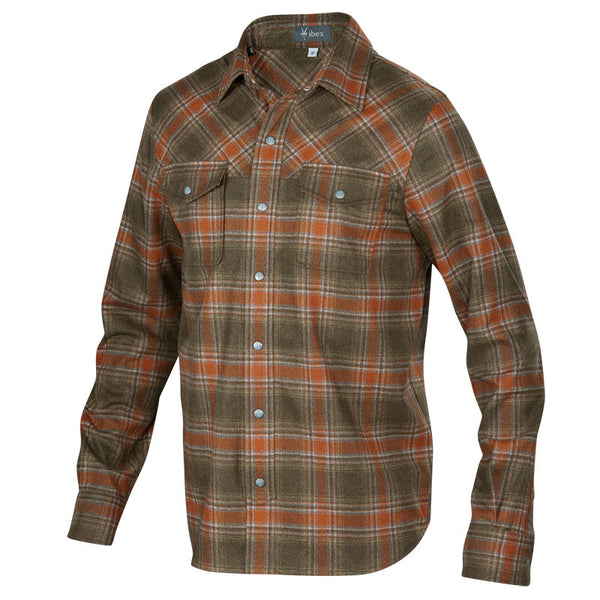 Ibex Mens Taos Plaid Shirt