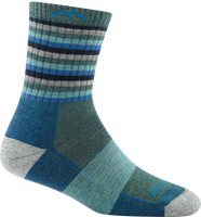 Darn Tough Stripe Micro Crew Cushion Socks (Womens)