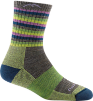 Darn Tough Stripe Micro Crew Cushion Socks (Womens)