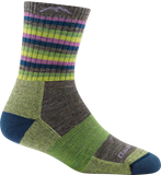 Darn Tough Stripe Micro Crew Cushion Socks (Womens)