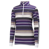 Helly Hansen Active Flow Graphic 1/2 Zip Long Sleeve Shirt (Womens)