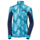 Helly Hansen Active Flow Graphic 1/2 Zip Long Sleeve Shirt (Womens)