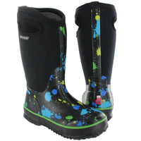 Bogs Classic Paint Splat Tall Waterproof Winter Boot (Kids)