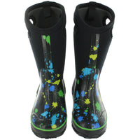 Bogs Classic Paint Splat Tall Waterproof Winter Boot (Kids)