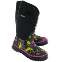 Bogs Classic Paint Splat Tall Waterproof Winter Boot (Kids)