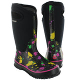 Bogs Classic Paint Splat Tall Waterproof Winter Boot (Kids)