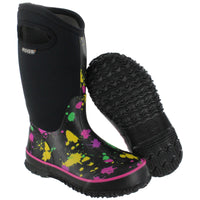 Bogs Classic Paint Splat Tall Waterproof Winter Boot (Kids)