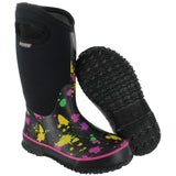 Bogs Classic Paint Splat Tall Waterproof Winter Boot (Kids)
