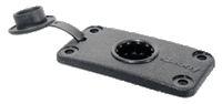 Scotty Flush Deck Mount Bracket - Black