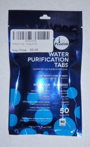 Pristine Water Purification Tablets