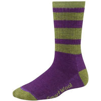 SmartWool Striped Hiking Medium Crew Socks (Womens)