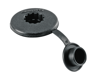 Scotty Threaded Deck Mount - Black